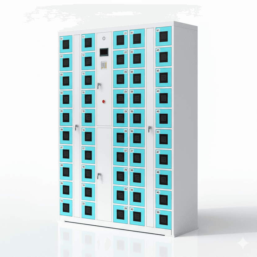 Smart Mobile Charging Lockers: A Secure and Fast-Charging Solution for Public Spaces