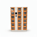 Double Sided Smart Electronic Food Pickup Locker (Assembled) for Safe Delivery Contactless Meal Collection Durable Rust