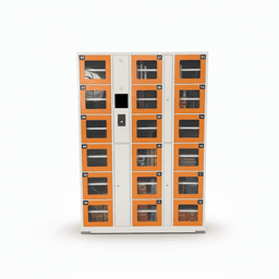 Double Sided Smart Electronic Food Pickup Locker (Assembled) for Safe Delivery Contactless Meal Collection Durable Rust