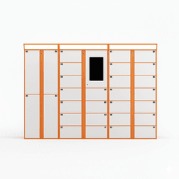 24 7 Smart Laundry Locker for Dry Cleaners with Self Service Parcel Delivery and Assembled Steel Cabinet