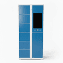 A Customizable Smart Outdoor Assembled Laundry Locker Designed for Commercial Dry Cleaning Businesses with Electronic Access