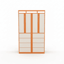 Smart Outdoor Laundry Locker with Electronic Lock Assembled Steel Rust Resistant Design