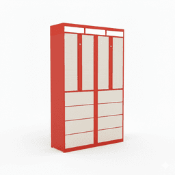 Factory Direct Outdoor Smart Laundry Locker with Electronic Lock Durable & Rust Resistant for Public and Commercial Use