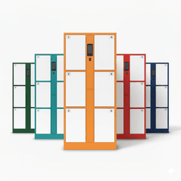 Factory Direct Outdoor Smart Laundry Locker with Electronic Lock Durable & Rust Resistant for Public and Commercial Use