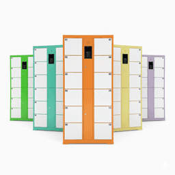 Cost Effective Contactless Smart Laundry Locker for Supermarket and Shopping Mall Clothing Storage
