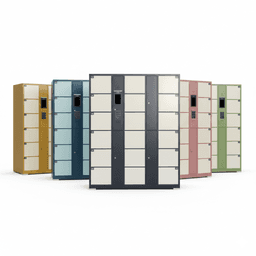 Smart Electronic Locker QR Code Barcode Intelligent Lockers Smart Pick up Locker for Gym Supermarket School Water Park