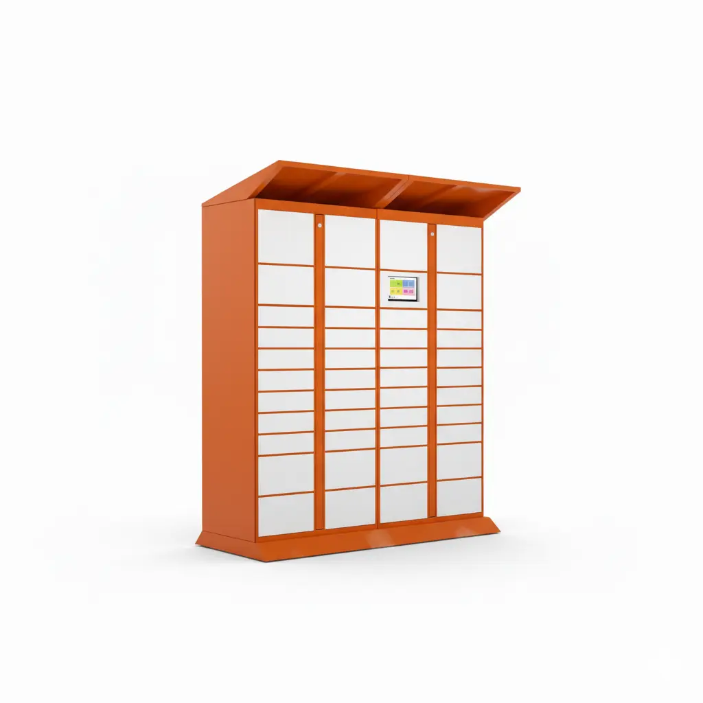 Smart Electronic Outdoor Steel Parcel Locker Integrated Speaker 12-Door Design Durable Rust Resistant High Capacity Residential - LinQu smart locker