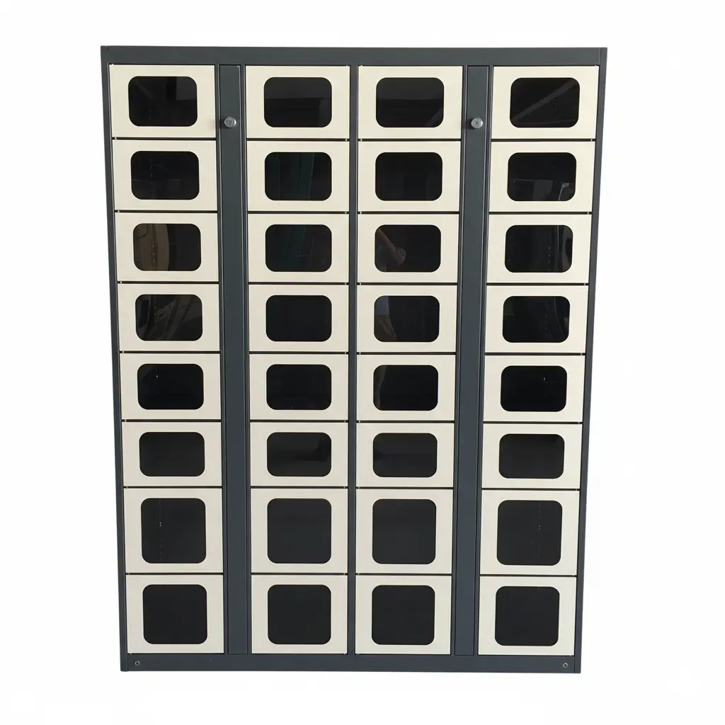 2025 Office Building School District Insulated Disinfection Smart Self-pickup Self-service Delivery Locker Assembled Steel - LinQu smart locker