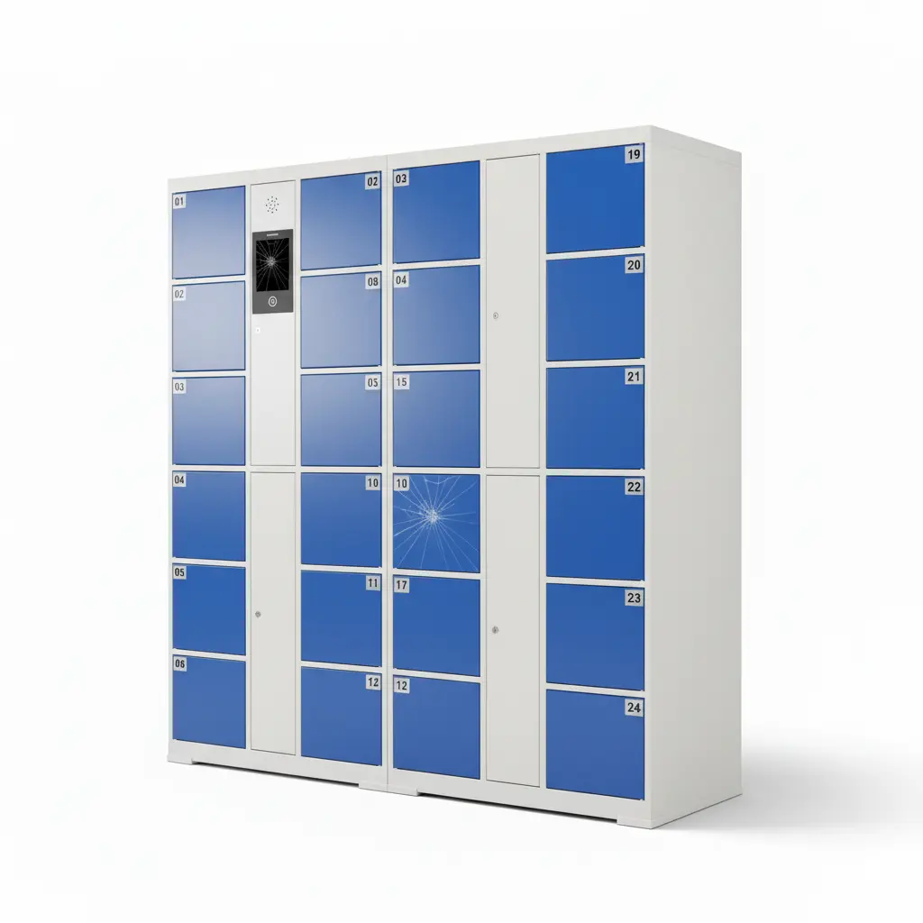 Smart Electronic Locker Cabinet with Electronic Lock Durable & Rust Resistant Metal Storage for Parcels - LinQu smart locker