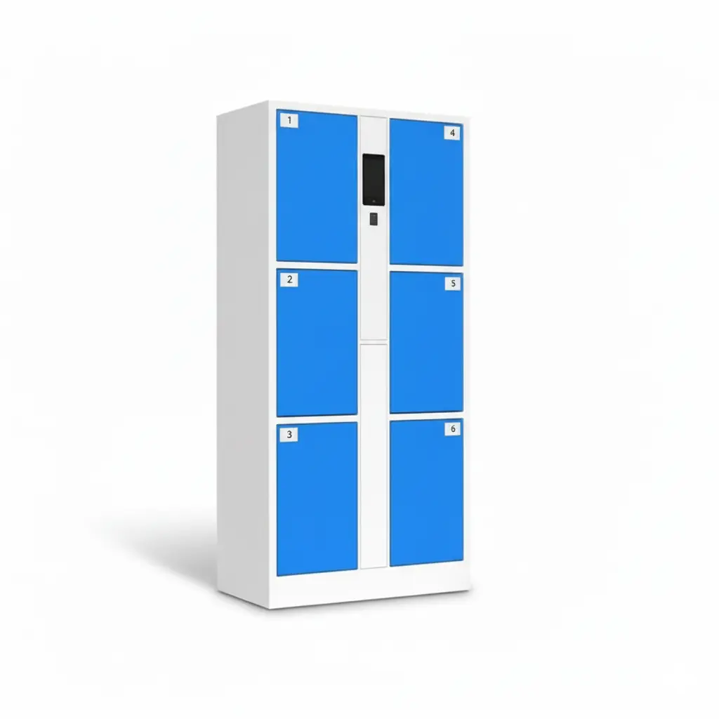 Intelligent Smart Electronic Assembled Moisture-Proof Durable Rust Resistant Storage Locker 8 Compartments for Self-Service - LinQu smart locker
