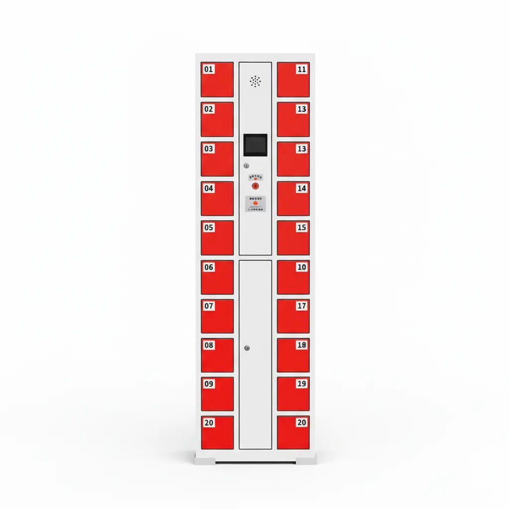 Secure Smart Mobile Phone Charging Locker Electronic Lock Durable Rust Resistant Steel Construction Floor Mount Assembled Design - LinQu smart locker