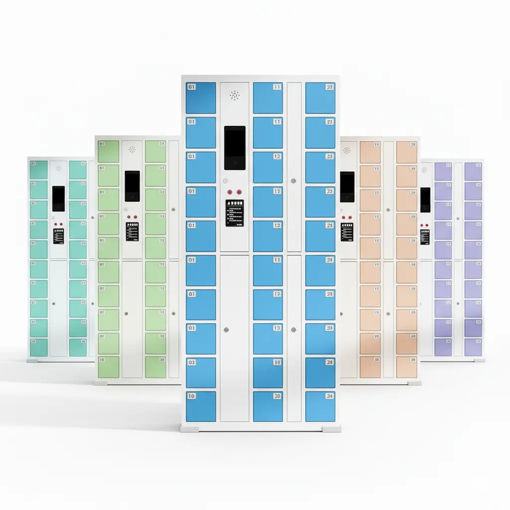 QR System Smart Storage Locker Mobile Phone Charging Cabinet Filing Cabinet Locker - LinQu smart locker