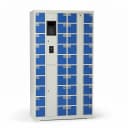 smart charging locker touchscreen interface close-up