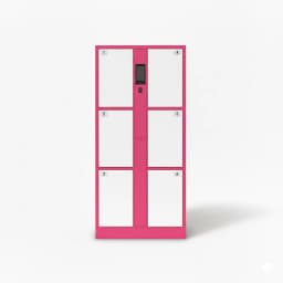 medical storage locker side view with hygienic powder-coated surface design