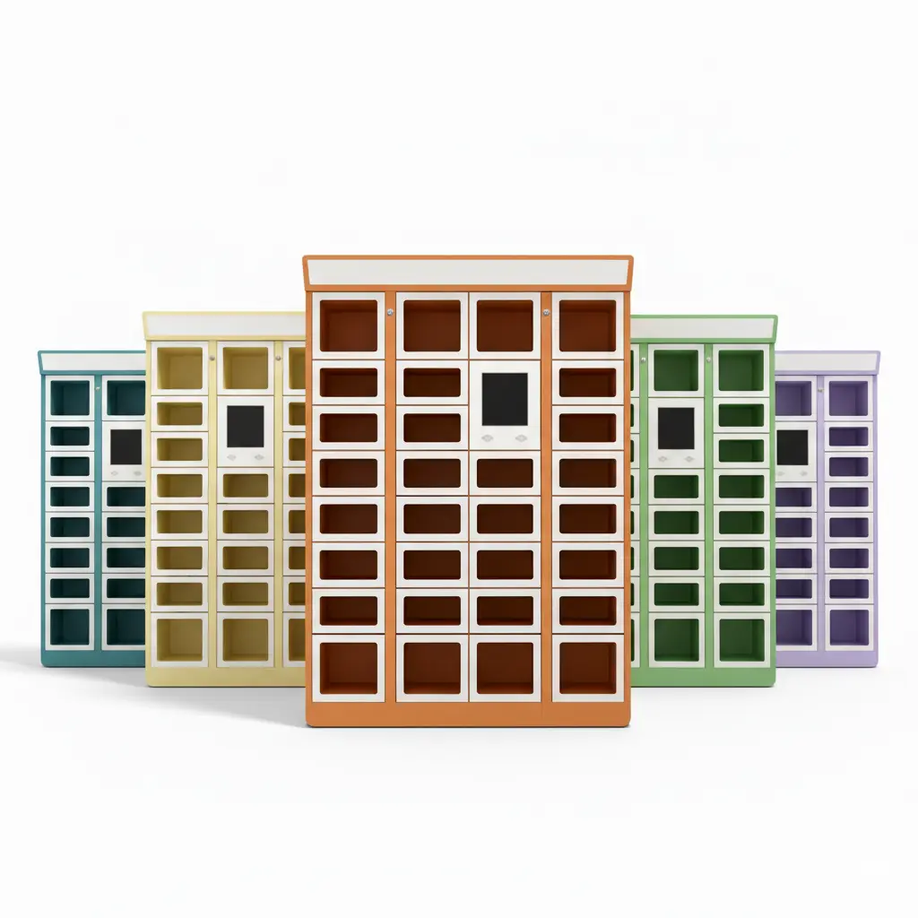 Smart Vending Locker for Offices and Campuses with Cashless QR Code Payment - LinQu smart locker