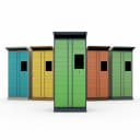 student tapping RFID campus ID card on parcel locker touchscreen to collect package