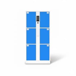 commercial smart locker unit with electronic lock system