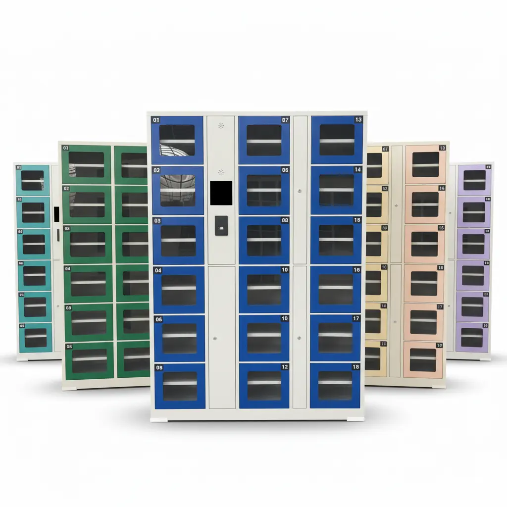 Smart Vending Locker for Gyms and Fitness Centers with Cashless QR Payment - LinQu smart locker