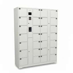 retail BOPIS pickup locker for click and collect online orders, front view