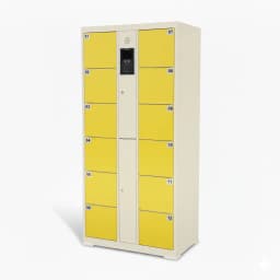 pharmacy pickup locker detail view 3, refrigerated compartment for cold chain medications