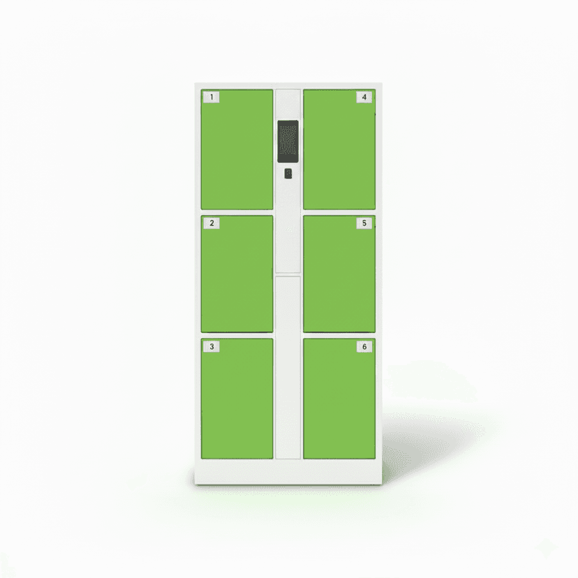 Electronic Barcode Smart Assembled Metal Locker for Luggage and Parcel Storage in Airports Gyms Public Areas