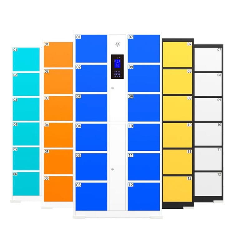 Smart Luggage Locker Warehousing and Supermarket Supplies Assembled Electronic Storage Cabinet with Secure Digital Lock System