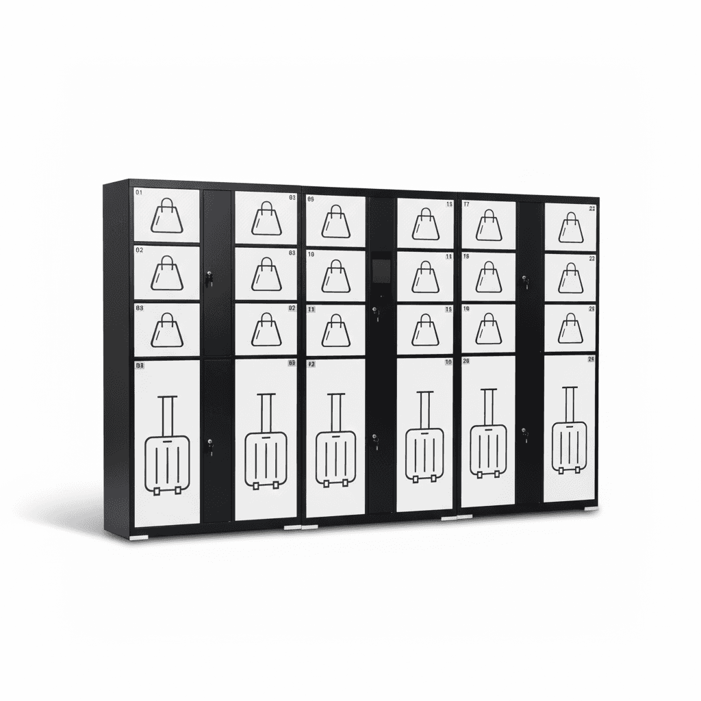 Smart Luggage Lockers: Secure and Flexible Storage Solutions for Airports, Stations, and Tourist Attractions - LinQu智能科技新闻配图