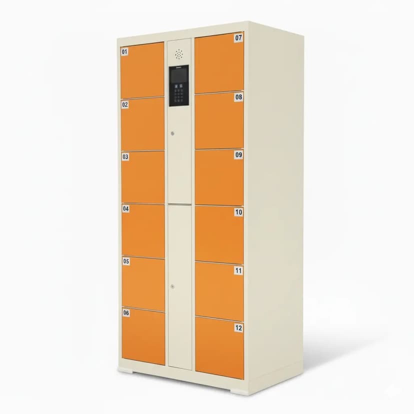 Pay-Per-Use Smart Lockers with QR Payment and Temporary PIN Codes